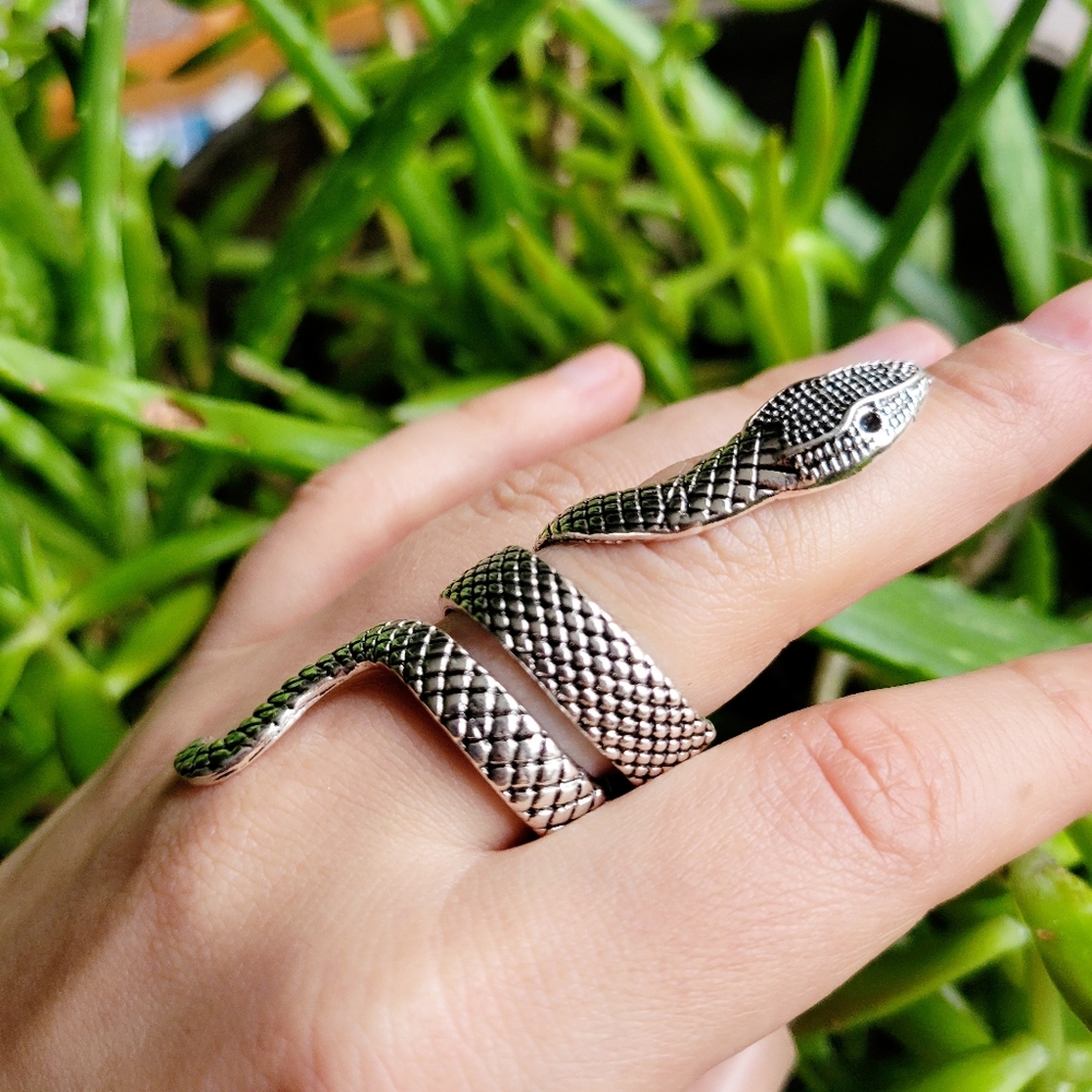 Silver Snake Ring - image 6